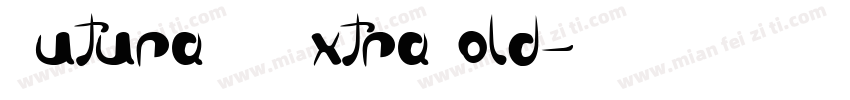 FuturaCE BxtraBold字体转换